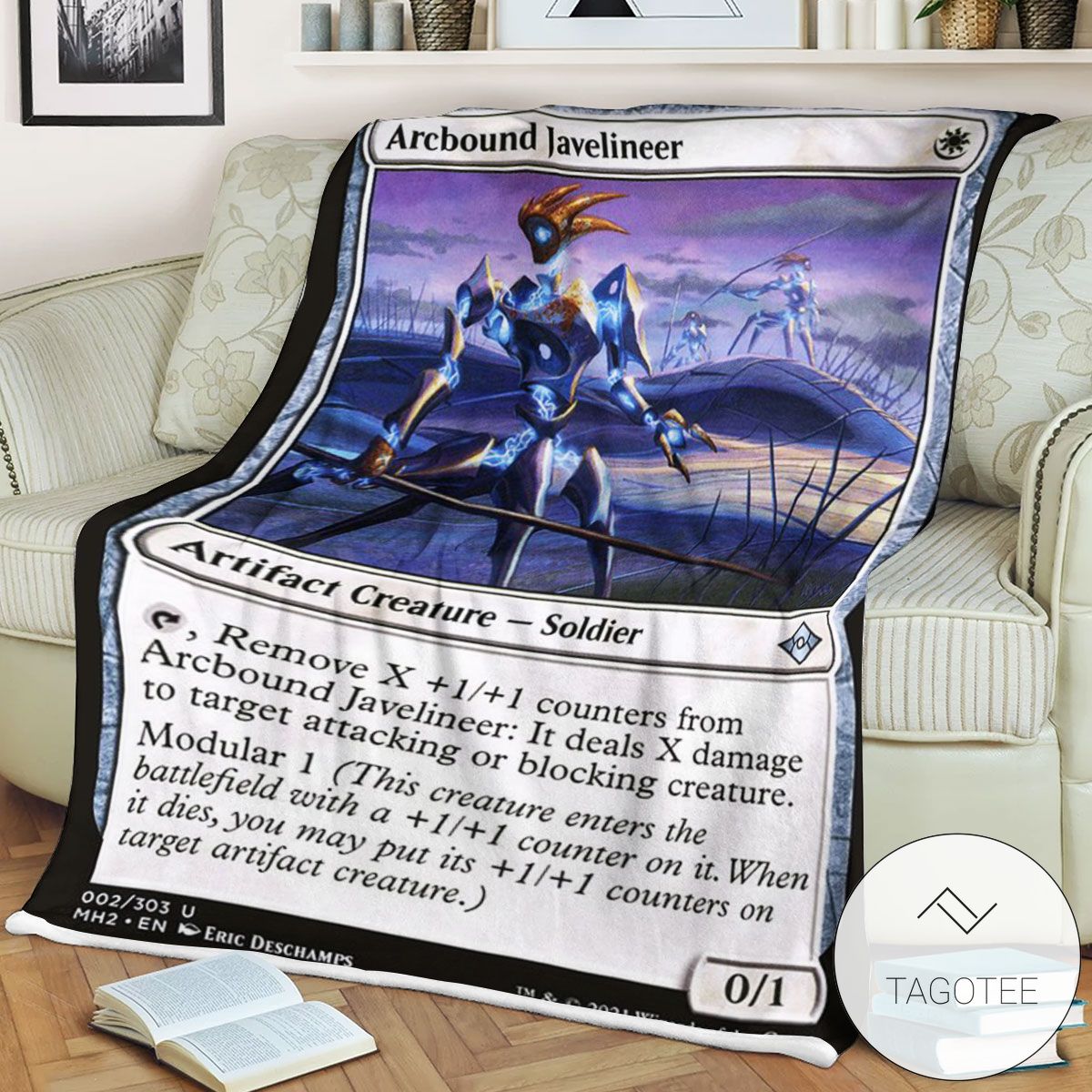 Mh2 2 Arcbound Javelineer Mtg Game Magic The Gathering Blanket Mh2 2 Arcbound Javelineer Mtg Game Magic The Gathering Blanket
