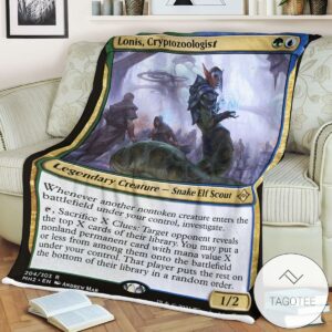Mh2 204 Lonis Cryptozoologist Mtg Game Magic The Gathering Blanket