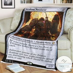 Mh2 219 Academy Manufactor Mtg Game Magic The Gathering Blanket