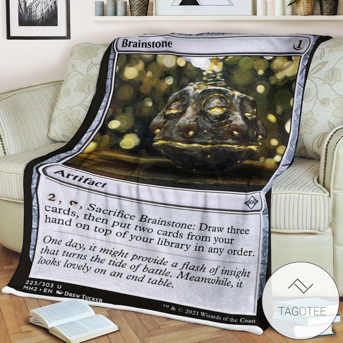 Mh2 223 Brainstone Mtg Game Magic The Gathering Blanket Mh2 223 Brainstone Mtg Game Magic The Gathering Blanket