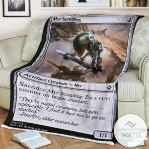 Mh2 230 Myr Scrapling Mtg Game Magic The Gathering Blanket