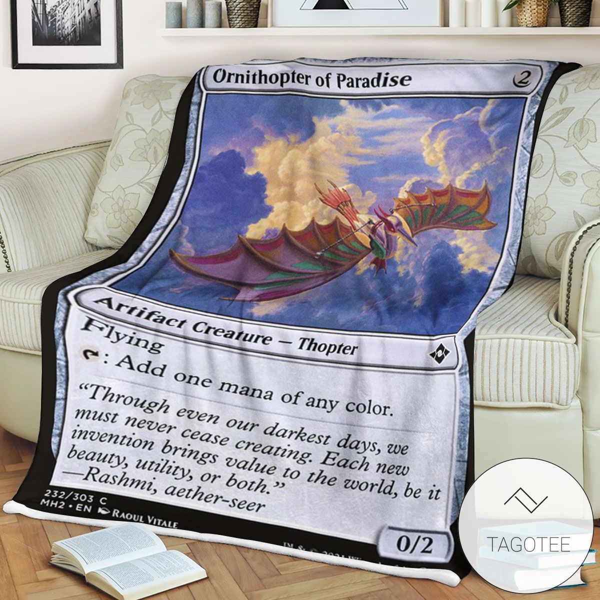 Mh2 232 Ornithopter Of Paradise Mtg Game Magic The Gathering Blanket Mh2 232 Ornithopter Of Paradise Mtg Game Magic The Gathering Blanket