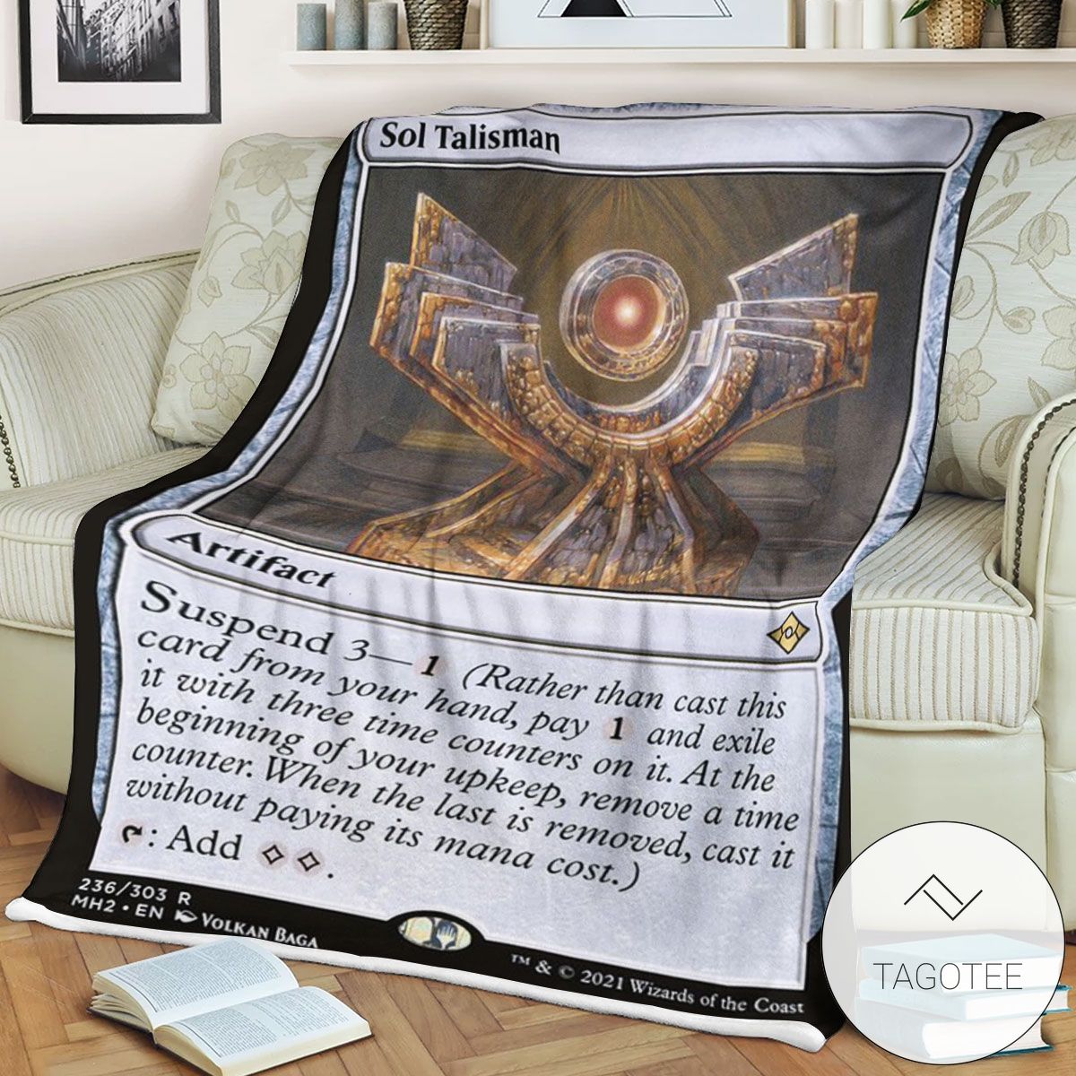 Mh2 236 Sol Talisman Mtg Game Magic The Gathering Blanket Mh2 236 Sol Talisman Mtg Game Magic The Gathering Blanket