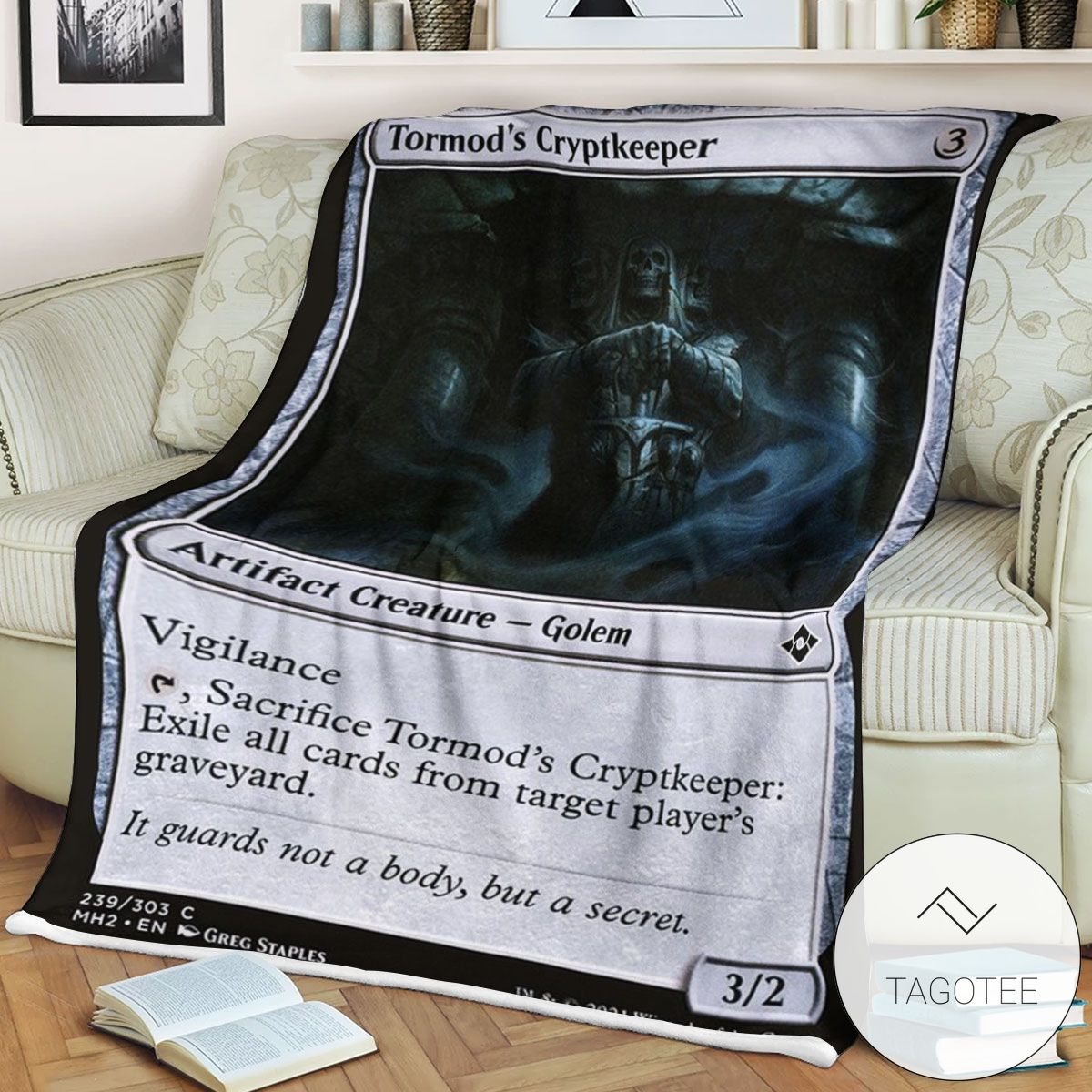 Mh2 239 Tormod S Cryptkeeper Mtg Game Magic The Gathering Blanket Mh2 239 Tormod S Cryptkeeper Mtg Game Magic The Gathering Blanket