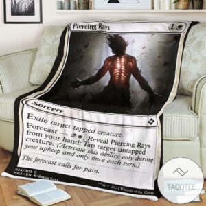 Mh2 24 Piercing Rays Mtg Game Magic The Gathering Blanket