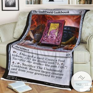Mh2 240 The Underworld Cookbook Mtg Game Magic The Gathering Blanket