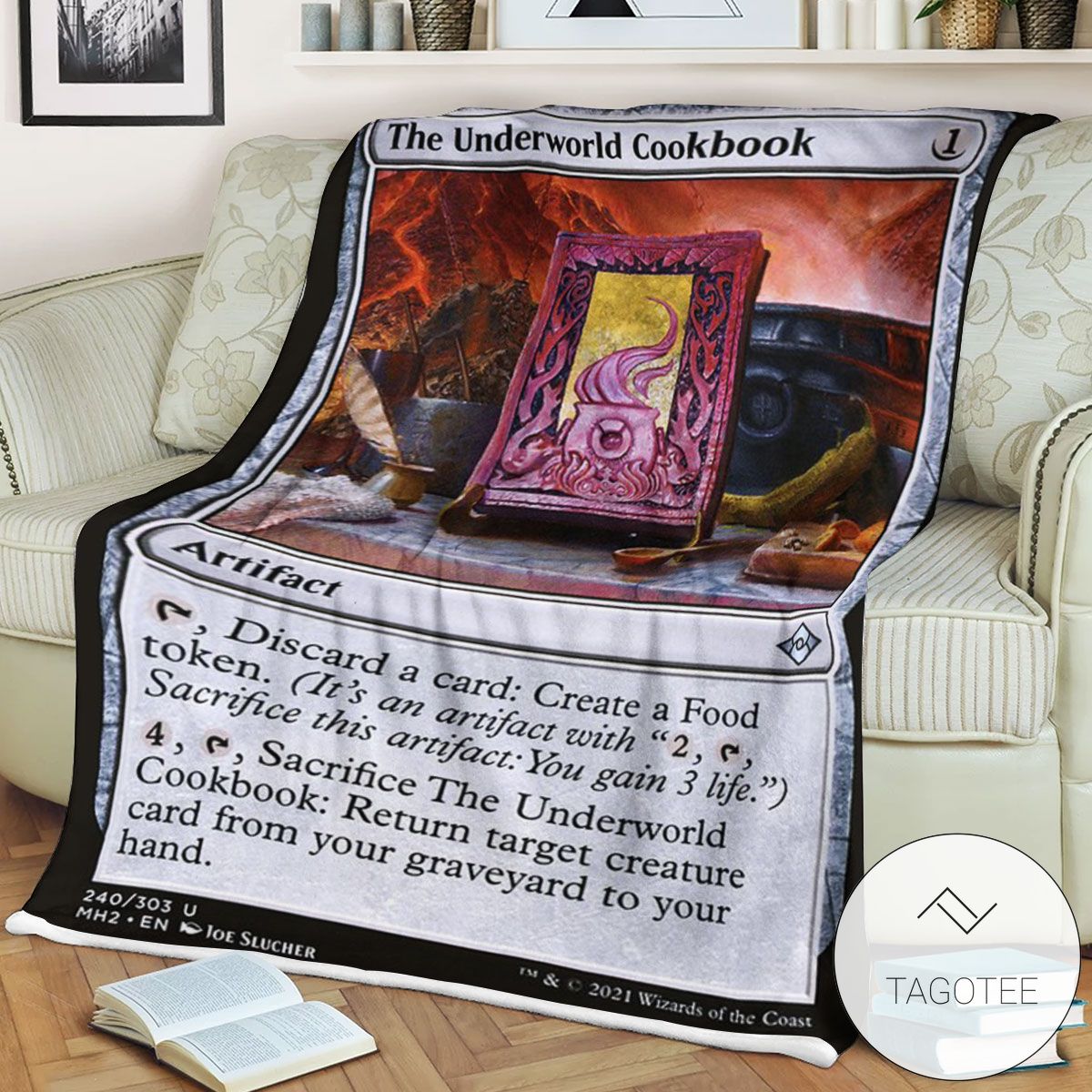 Mh2 240 The Underworld Cookbook Mtg Game Magic The Gathering Blanket Mh2 240 The Underworld Cookbook Mtg Game Magic The Gathering Blanket