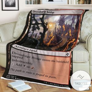Mh2 246 Drossforge Bridge Mtg Game Magic The Gathering Blanket