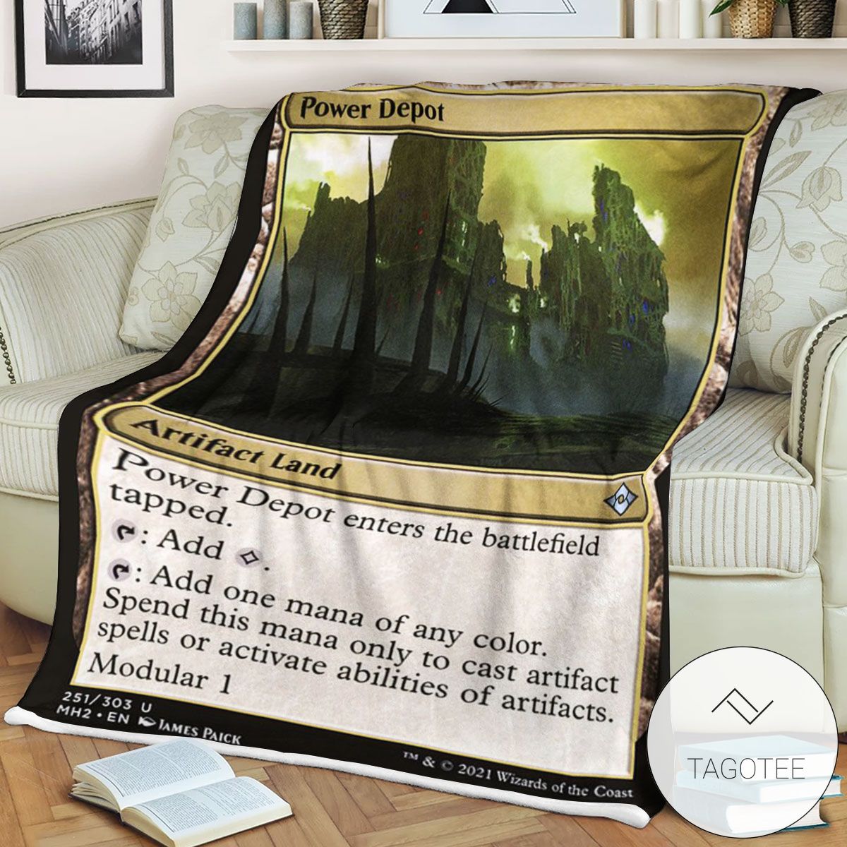 Mh2 251 Power Depot Mtg Game Magic The Gathering Blanket Mh2 251 Power Depot Mtg Game Magic The Gathering Blanket