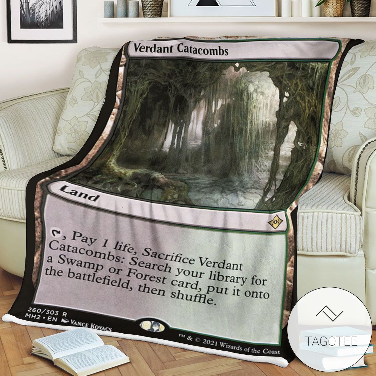Mh2 260 Verdant Catacombs Mtg Game Magic The Gathering Blanket Mh2 260 Verdant Catacombs Mtg Game Magic The Gathering Blanket