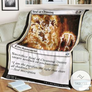 Mh2 264 Seal Of Cleansing Mtg Game Magic The Gathering Blanket
