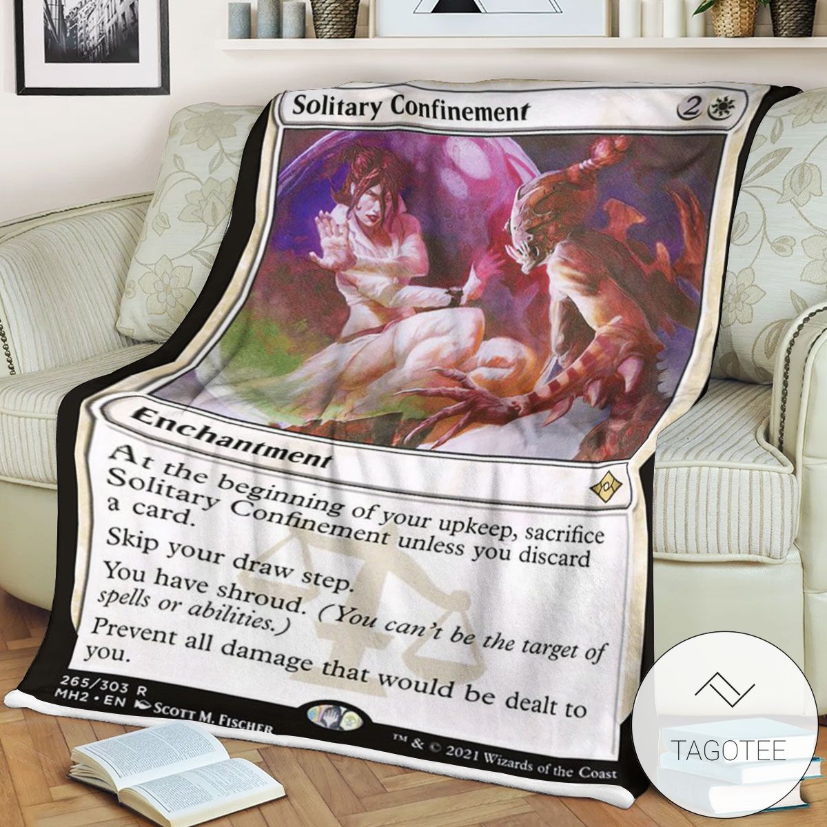 Mh2 265 Solitary Confinement Mtg Game Magic The Gathering Blanket Mh2 265 Solitary Confinement Mtg Game Magic The Gathering Blanket
