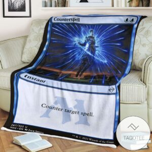 Mh2 267 Counterspell Mtg Game Magic The Gathering Blanket