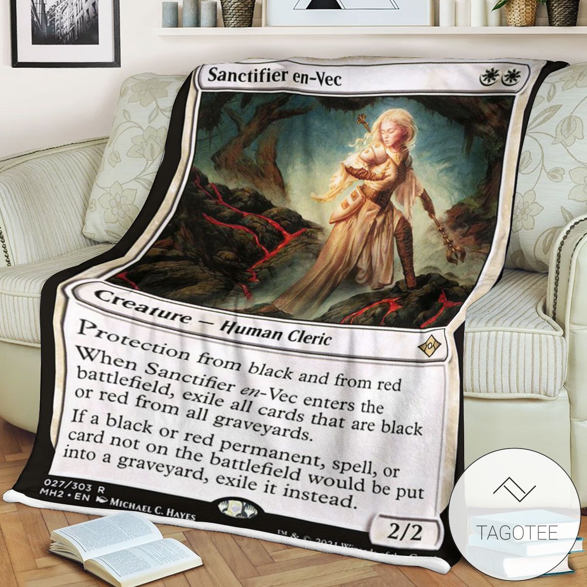 Mh2 27 Sanctifier En Vec Mtg Game Magic The Gathering Blanket Mh2 27 Sanctifier En Vec Mtg Game Magic The Gathering Blanket