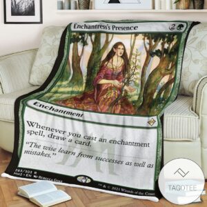Mh2 283 Enchantress S Presence Mtg Game Magic The Gathering Blanket