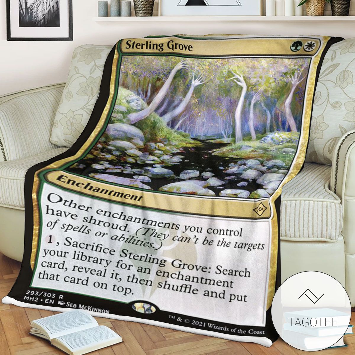 Mh2 293 Sterling Grove Mtg Game Magic The Gathering Blanket Mh2 293 Sterling Grove Mtg Game Magic The Gathering Blanket