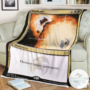 Mh2 294 Vindicate Mtg Game Magic The Gathering Blanket