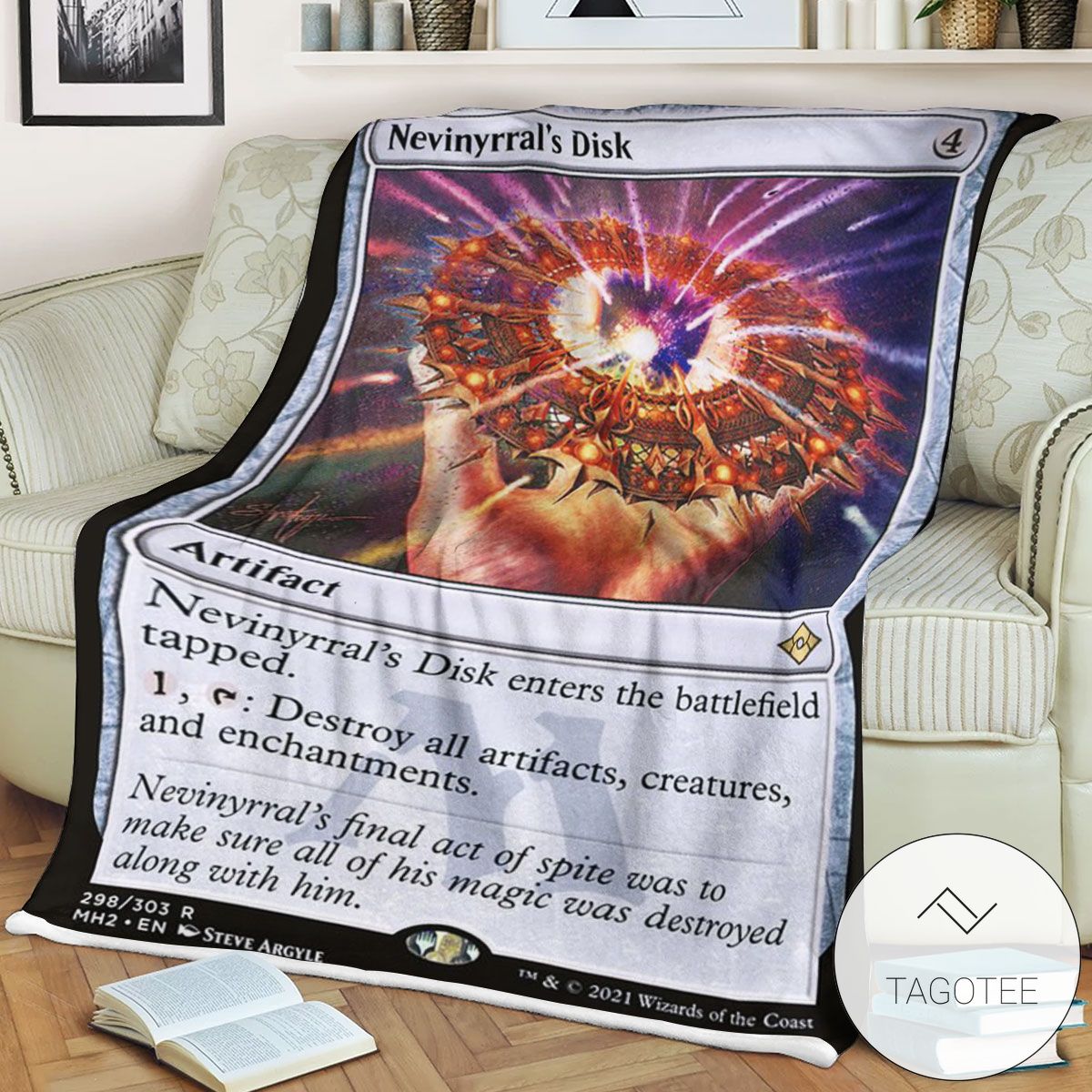 Mh2 298 Nevinyrral S Disk Mtg Game Magic The Gathering Blanket Mh2 298 Nevinyrral S Disk Mtg Game Magic The Gathering Blanket