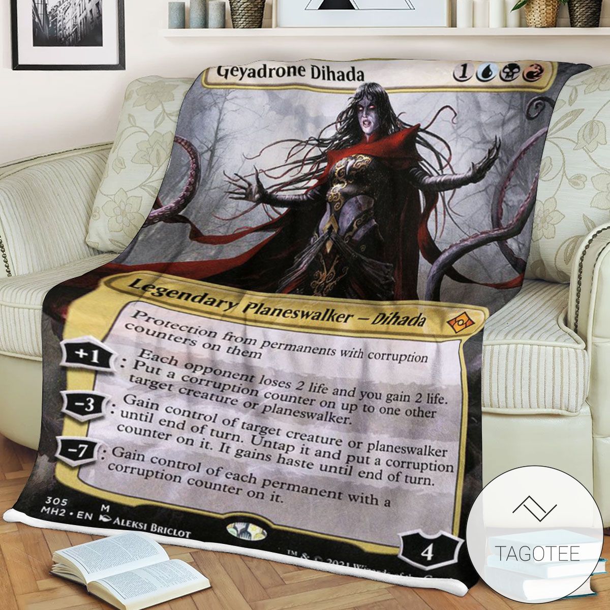 Mh2 305 Geyadrone Dihada Mtg Game Magic The Gathering Blanket Mh2 305 Geyadrone Dihada Mtg Game Magic The Gathering Blanket