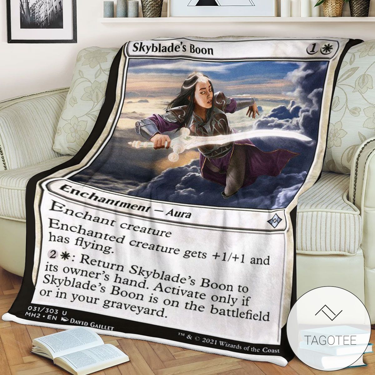 Mh2 31 Skyblade S Boon Mtg Game Magic The Gathering Blanket Mh2 31 Skyblade S Boon Mtg Game Magic The Gathering Blanket