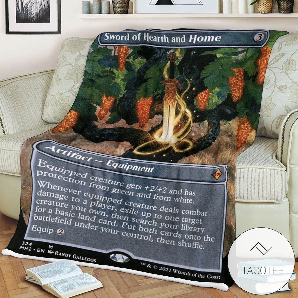 Mh2 324 Sword Of Hearth And Home Mtg Game Magic The Gathering Blanket Mh2 324 Sword Of Hearth And Home Mtg Game Magic The Gathering Blanket