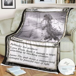 Mh2 330 Lens Flare Mtg Game Magic The Gathering Blanket