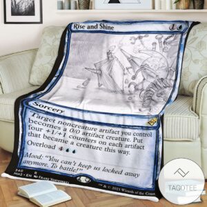 Mh2 340 Rise And Shine Mtg Game Magic The Gathering Blanket