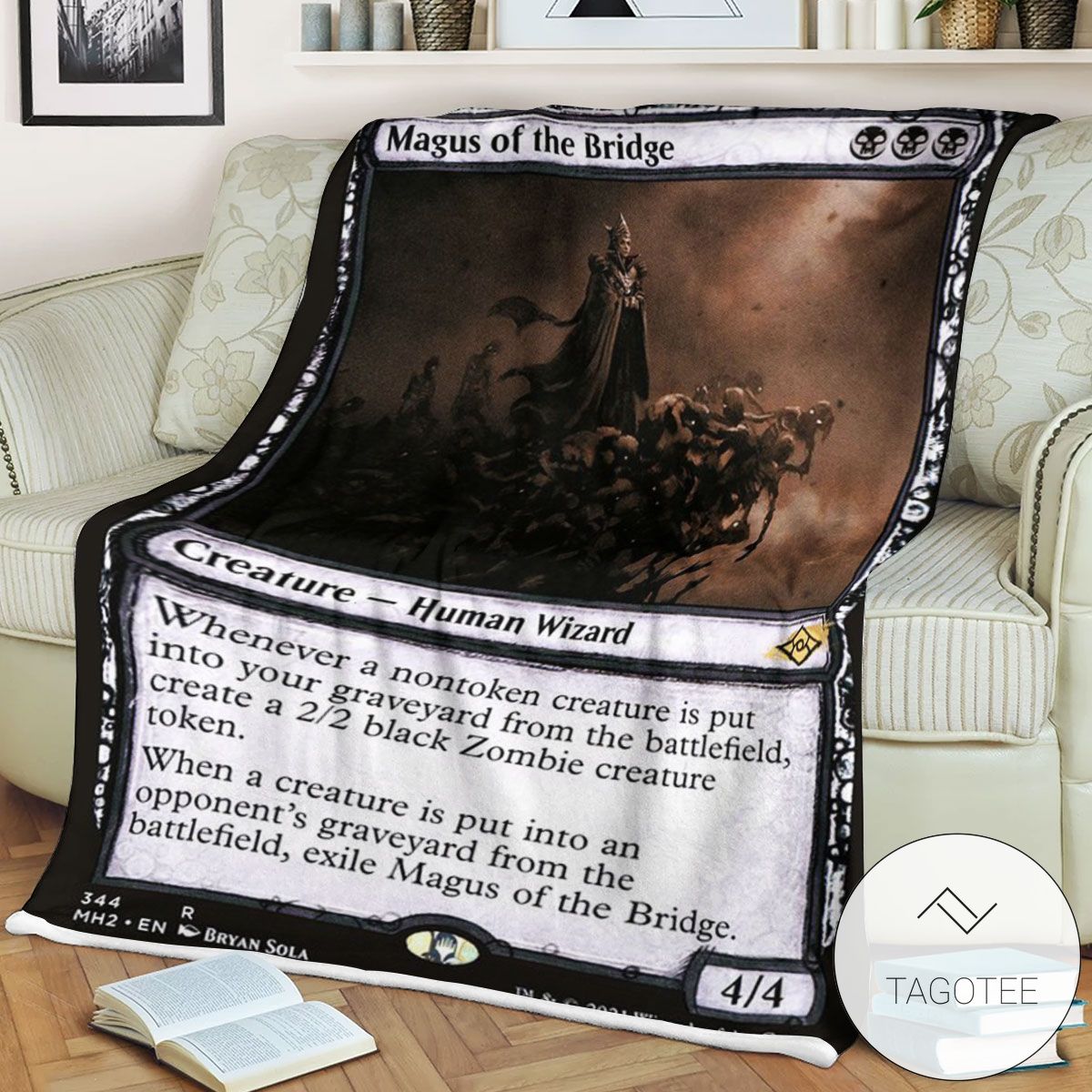Mh2 344 Magus Of The Bridge Mtg Game Magic The Gathering Blanket Mh2 344 Magus Of The Bridge Mtg Game Magic The Gathering Blanket