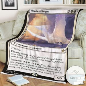Mh2 35 Timeless Dragon Mtg Game Magic The Gathering Blanket