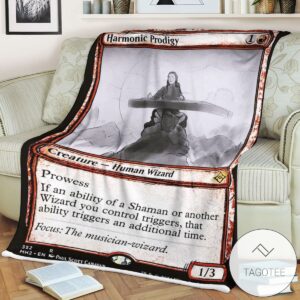 Mh2 352 Harmonic Prodigy Mtg Game Magic The Gathering Blanket