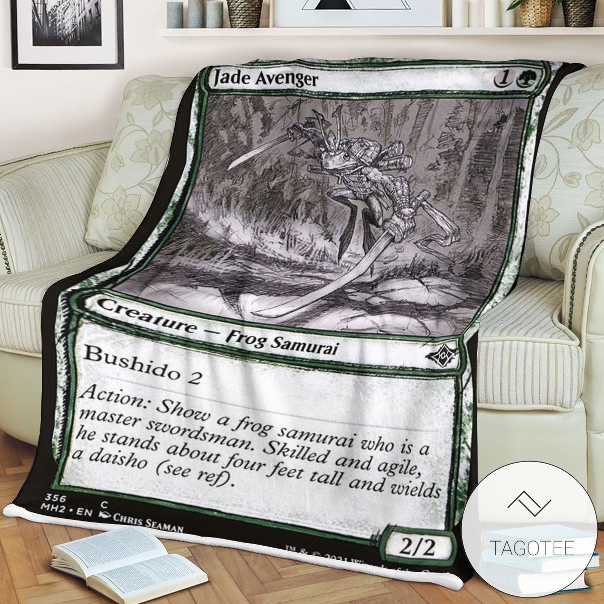 Mh2 356 Jade Avenger Mtg Game Magic The Gathering Blanket Mh2 356 Jade Avenger Mtg Game Magic The Gathering Blanket