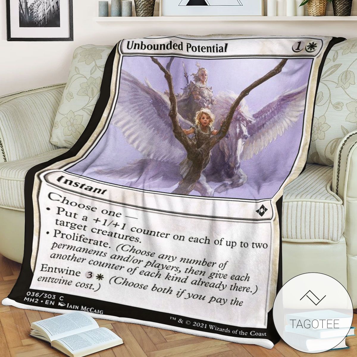 Mh2 36 Unbounded Potential Mtg Game Magic The Gathering Blanket Mh2 36 Unbounded Potential Mtg Game Magic The Gathering Blanket