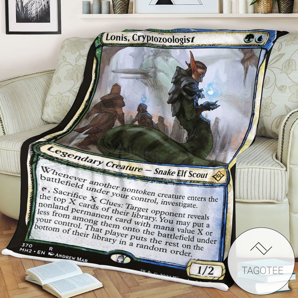 Mh2 370 Lonis Cryptozoologist Mtg Game Magic The Gathering Blanket Mh2 370 Lonis Cryptozoologist Mtg Game Magic The Gathering Blanket