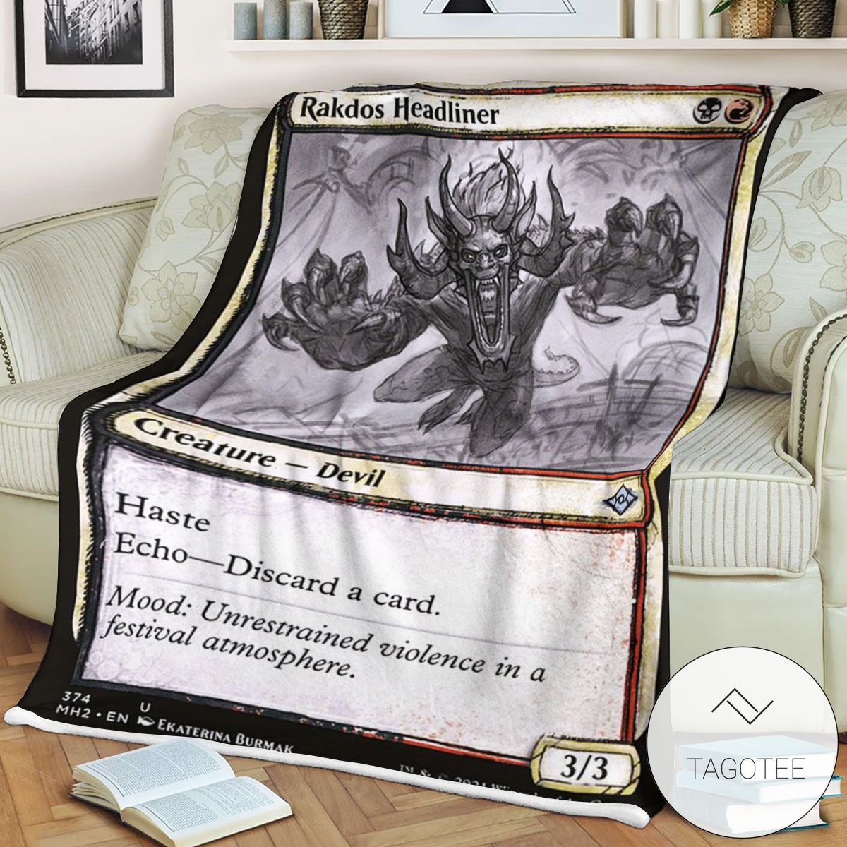 Mh2 374 Rakdos Headliner Mtg Game Magic The Gathering Blanket Mh2 374 Rakdos Headliner Mtg Game Magic The Gathering Blanket