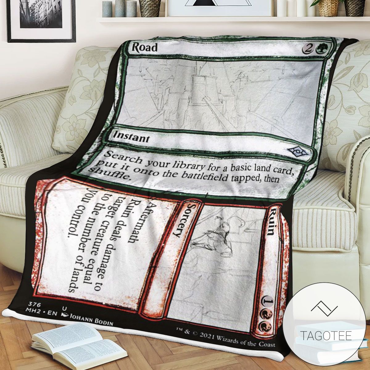 Mh2 376 Road Mtg Game Magic The Gathering Blanket Mh2 376 Road Mtg Game Magic The Gathering Blanket