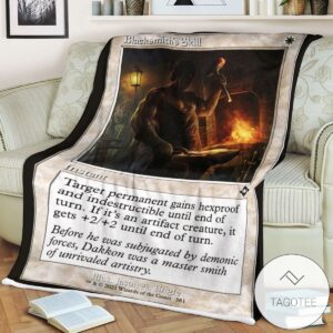 Mh2 381 Blacksmith S Skill Mtg Game Magic The Gathering Blanket