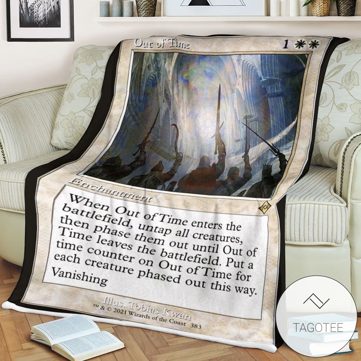Mh2 383 Out Of Time Mtg Game Magic The Gathering Blanket Mh2 383 Out Of Time Mtg Game Magic The Gathering Blanket
