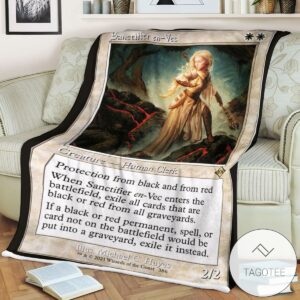 Mh2 386 Sanctifier En Vec Mtg Game Magic The Gathering Blanket