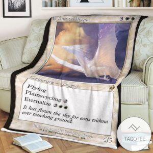 Mh2 388 Timeless Dragon Mtg Game Magic The Gathering Blanket