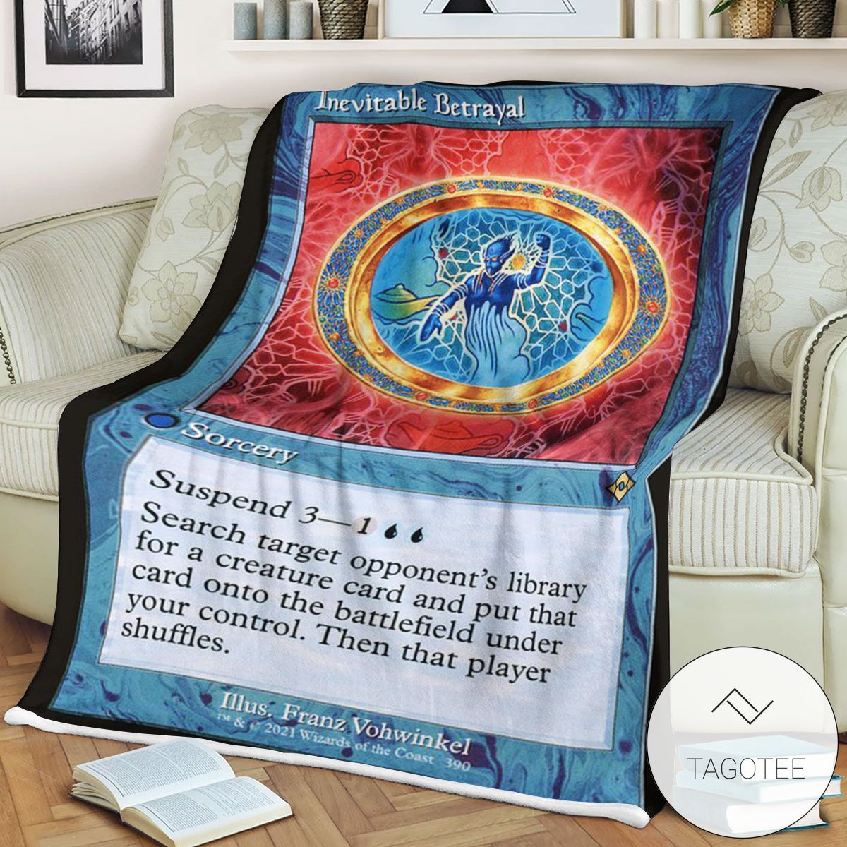 Mh2 390 Inevitable Betrayal Mtg Game Magic The Gathering Blanket Mh2 390 Inevitable Betrayal Mtg Game Magic The Gathering Blanket