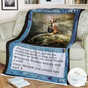 Mh2 393 Svyelun Of Sea And Sky Mtg Game Magic The Gathering Blanket