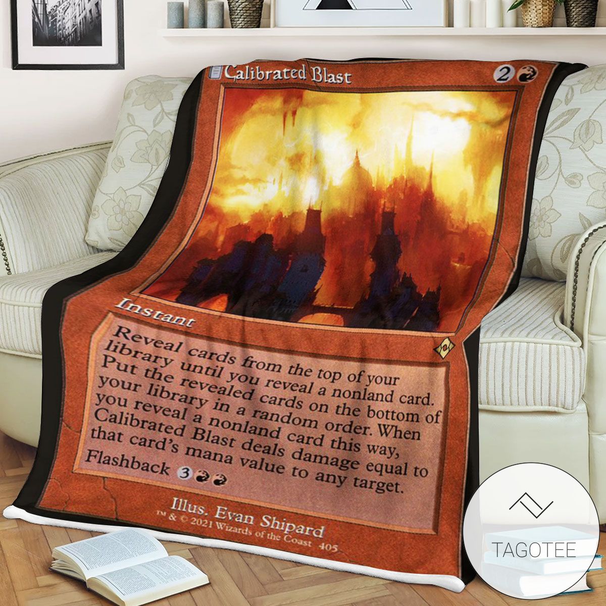 Mh2 405 Calibrated Blast Mtg Game Magic The Gathering Blanket Mh2 405 Calibrated Blast Mtg Game Magic The Gathering Blanket