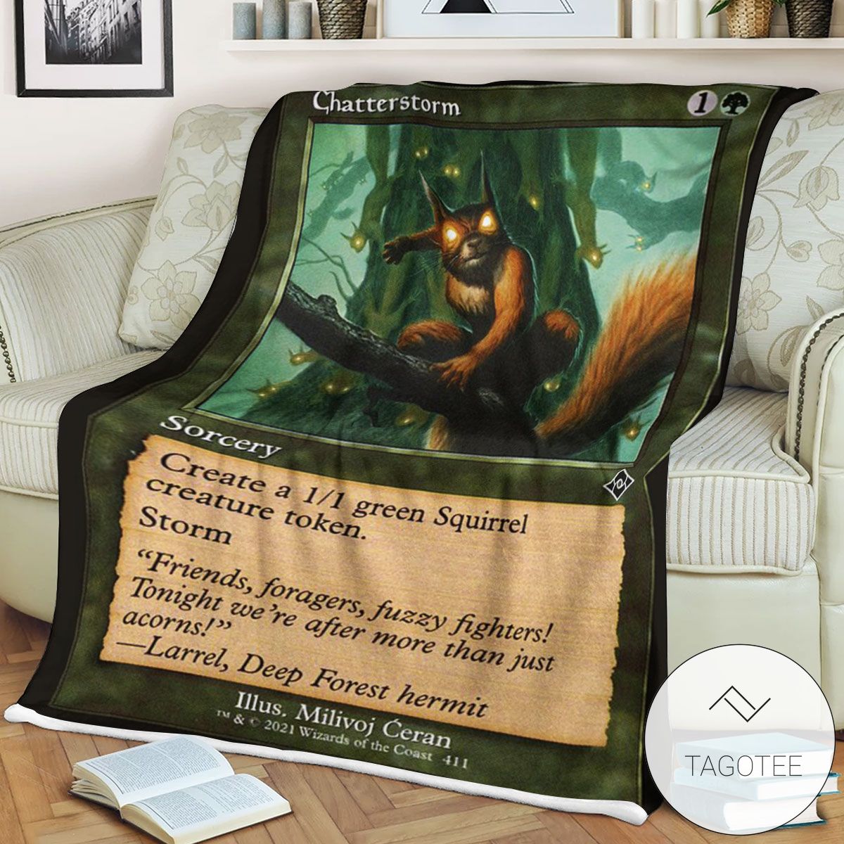 Mh2 411 Chatterstorm Mtg Game Magic The Gathering Blanket Mh2 411 Chatterstorm Mtg Game Magic The Gathering Blanket