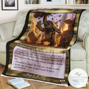Mh2 425 Territorial Kavu Mtg Game Magic The Gathering Blanket