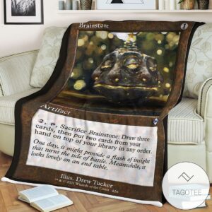 Mh2 426 Brainstone Mtg Game Magic The Gathering Blanket