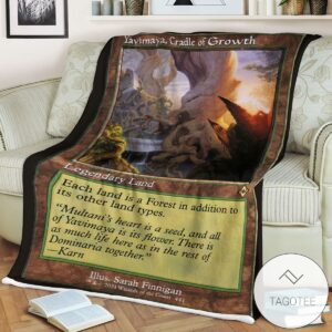 Mh2 441 Yavimaya Cradle Of Growth Mtg Game Magic The Gathering Blanket