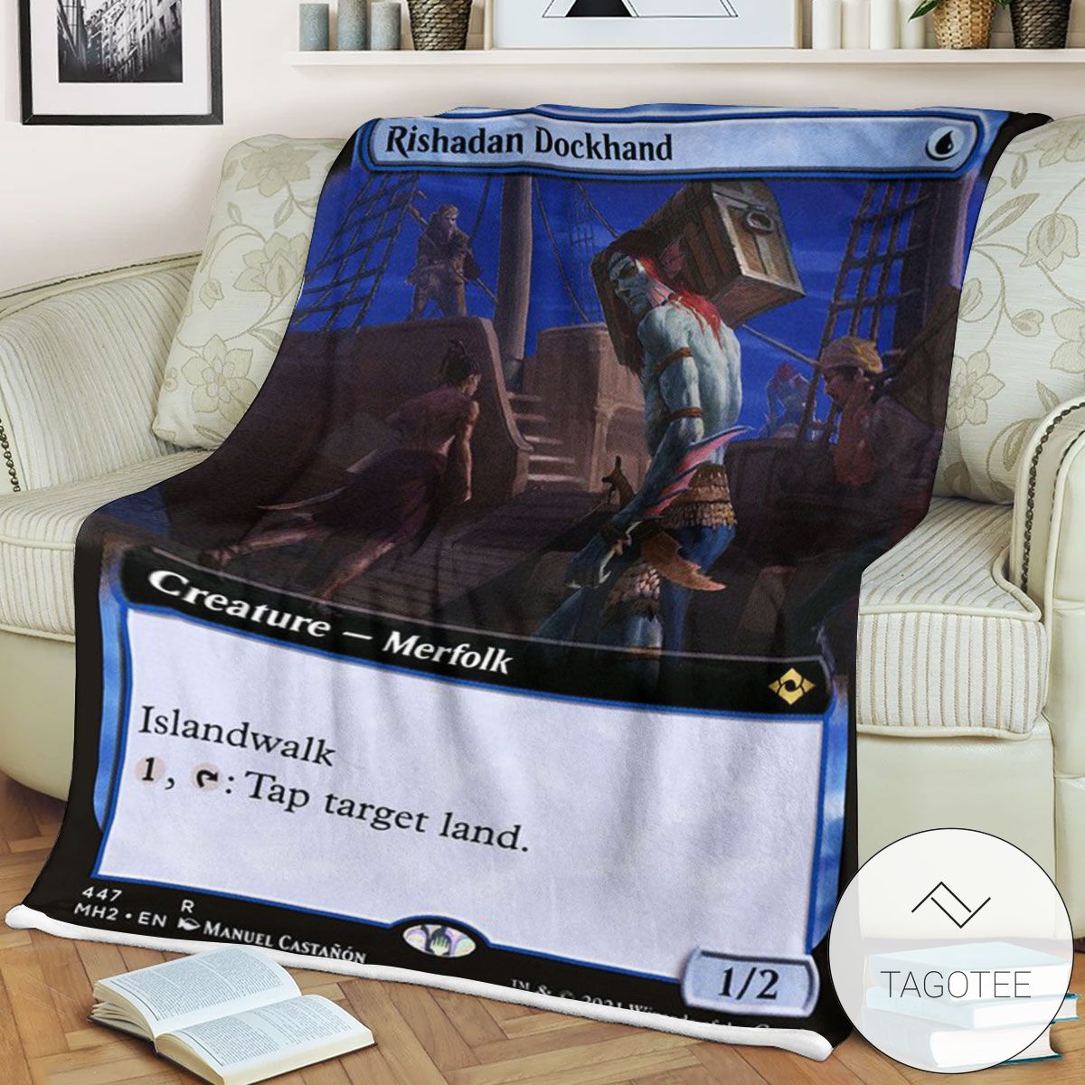 Mh2 447 Rishadan Dockhand Mtg Game Magic The Gathering Blanket Mh2 447 Rishadan Dockhand Mtg Game Magic The Gathering Blanket