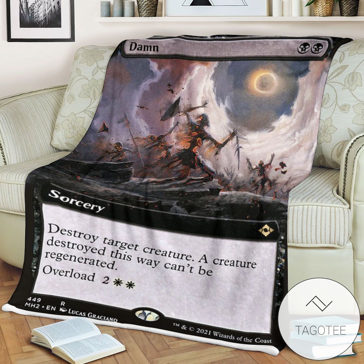 Mh2 449 Damn Mtg Game Magic The Gathering Blanket Mh2 449 Damn Mtg Game Magic The Gathering Blanket