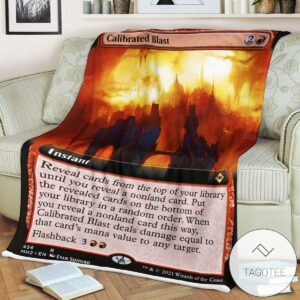 Mh2 456 Calibrated Blast Mtg Game Magic The Gathering Blanket