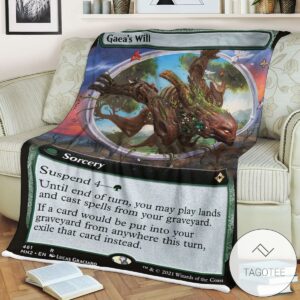 Mh2 461 Gaea S Will Mtg Game Magic The Gathering Blanket